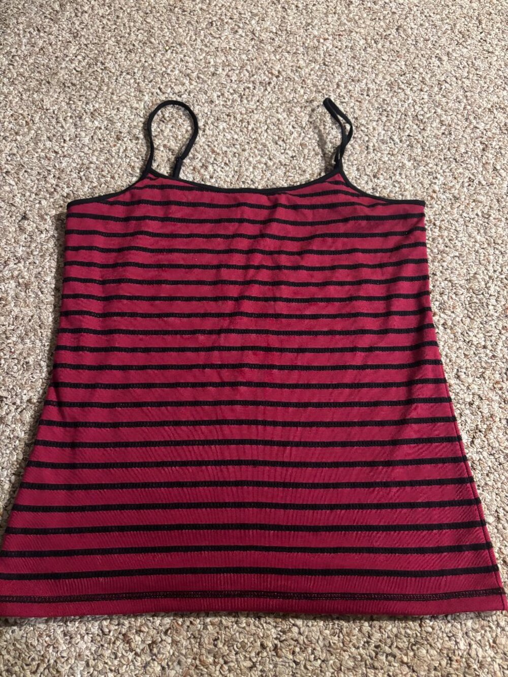 Ladies LOFT OUTLET Size Medium Maroon and Black cami